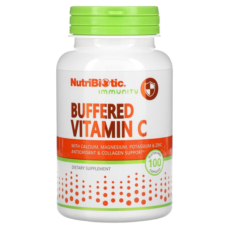 NutriBiotic immunity BUFFERED VITAMIN C  100 капсул