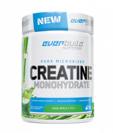 EVERBUILD Creatine Monohydrate 300 гр. (Sour Apple Punch)