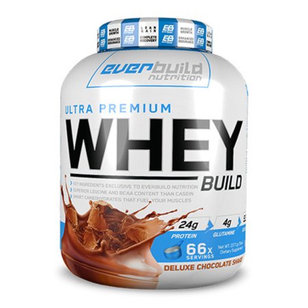 EVERBUILD Ultra Premium Whey Protein Build 2270 гр. (Chocolate Hazelnut)